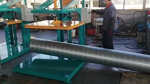 Oval Duct Pre-Pressing Machine