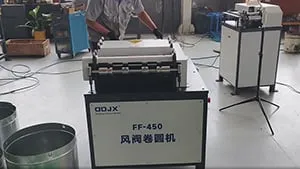Duct Damper Rounding Machine