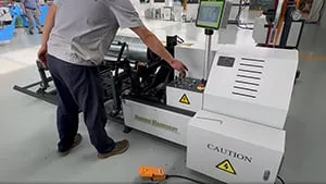 Spiral Duct Edge Flanging Machine