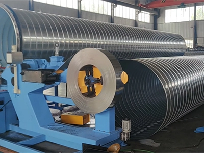 Spiral Duct Forming Machine (Integrated Type, 2000mm Diameter, 2mm Thickness)