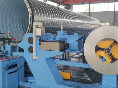 Spiral Duct Forming Machine (Integrated Type, 2000mm Diameter, 2mm Thickness)