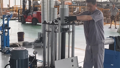 Corrugated Elbow Forming Machine BE-250